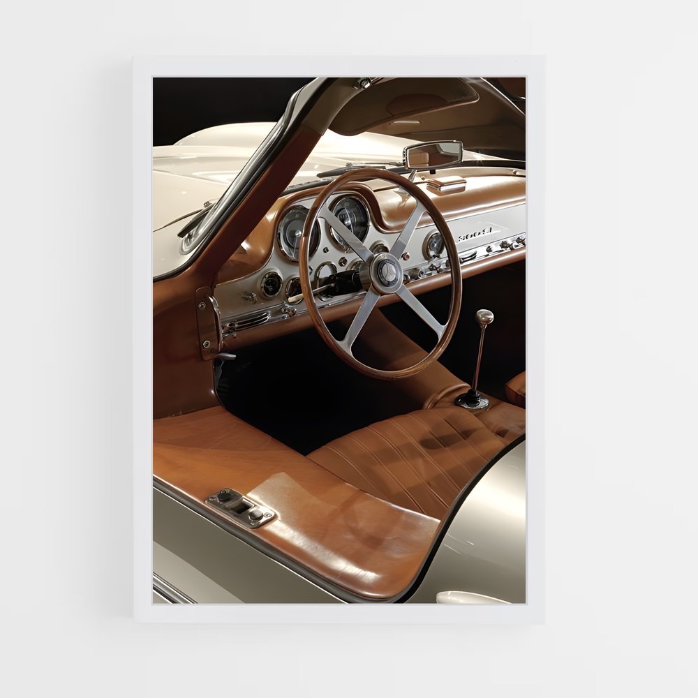 Poster Route de Légende – affiche Mercedes (vue 3)